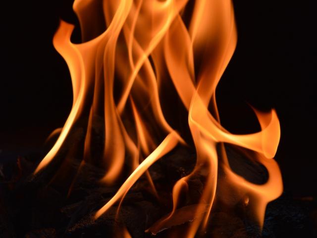 Media - Bí ẩn ngọn lửa xuất hiện chạy dài trên đám cỏ xanh