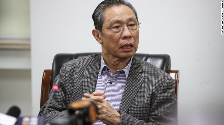 Ông Chung Nam Sơn – chuyên gia dịch tễ học hàng đầu Trung Quốc (ảnh: CNN)