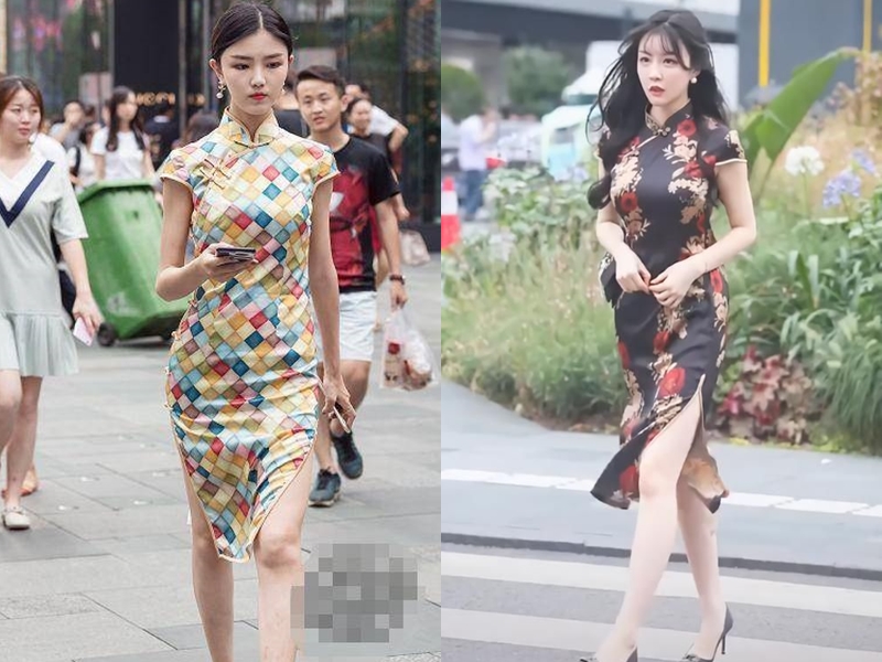 Phụ nữ Trung Quốc mê mặc xường xám xuống phố, không thiếu người vô duyên - 5