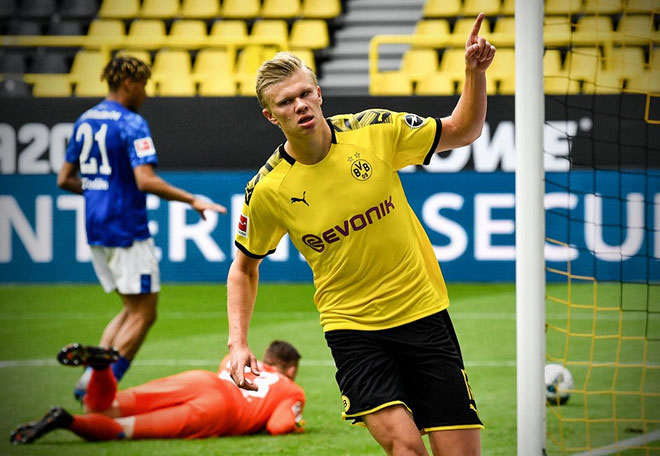 Haaland tiếp tục ghi bàn khi Bundesliga khởi tranh trở lại