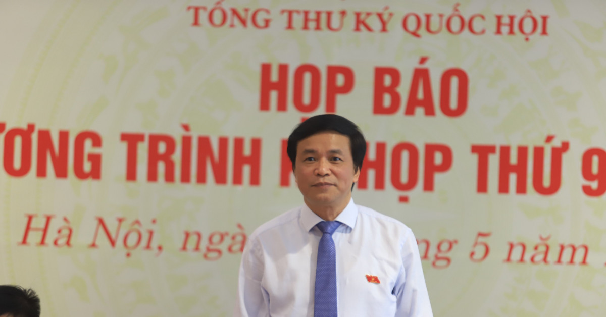 Tổng thư ký Quốc hội Nguyễn Hạnh Phúc. Ảnh: Trần Thường
