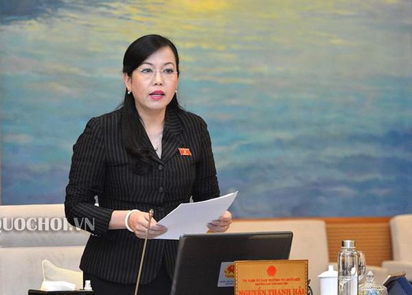 Quốc hội sẽ miễn nhiệm Uỷ viên Uỷ ban Thường vụ Quốc hội đối với bà Nguyễn Thanh Hải - Ảnh: Quochoi.vn