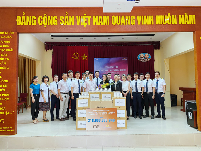 Mamachi tài trợ gói sản phẩm bảo vệ sức khoẻ phi công Vietnam Airlines hơn 200 triệu đồng - 1