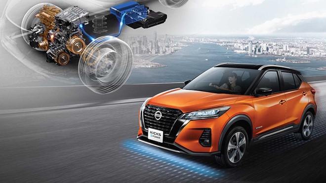 Nissan Kicks 2021 ra mắt, ô tô điện tự sạc pin nhưng cần nạp nhiên liệu - 6