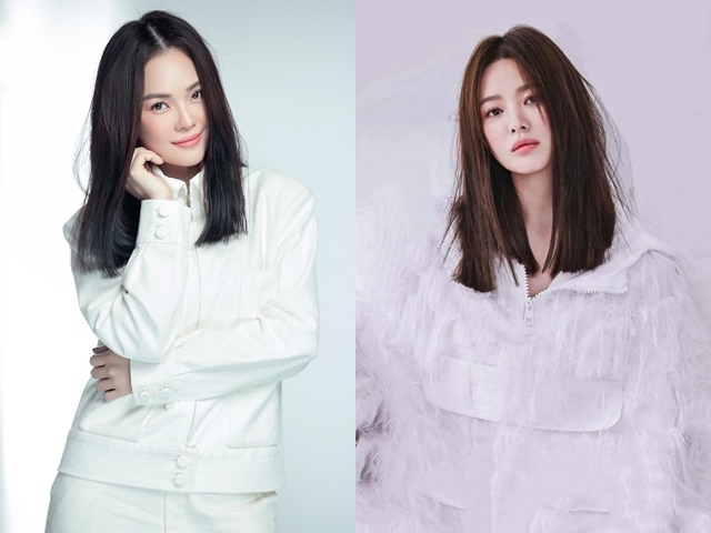 Dương Cẩm Lynh (trái) và Song Hye Kyo được cho là có nhiều nét giống nhau