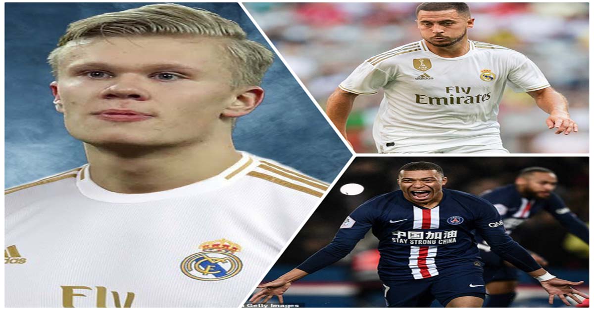 Tam tấu 500 triệu euro của Real: "Bố già" chốt Haaland - Hazard - Mbappe