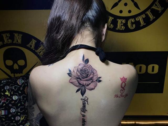 Làm đẹp - "Thánh nữ xăm An Giang" thử nghiệm hình dưới cằm