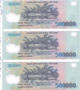 Tiền giả mà bị cáo Thông làm