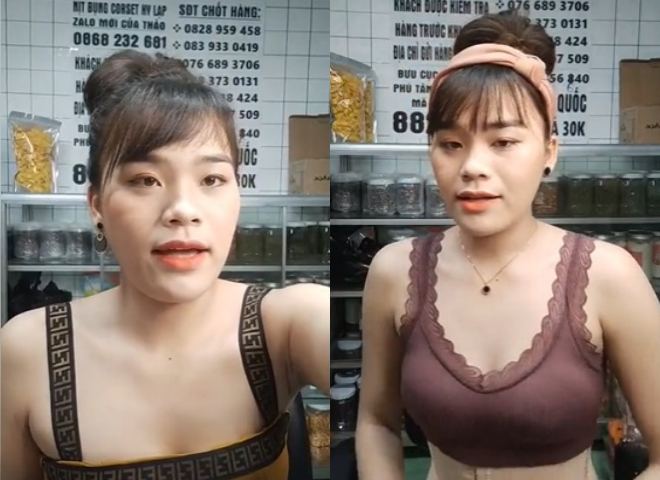 "Thánh sún" được Ngô Kiến Huy tài trợ tiền làm răng mặc sexy livestream, nói một câu duy nhất khi bị chỉ trích - 1