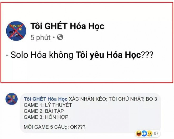 Kẻ ghét người yêu Hóa học "cà khịa" bằng thơ, so tài cao thấp hút cộng đồng mạng - 2