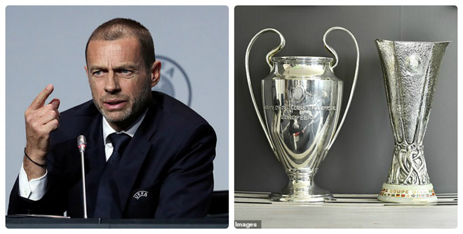 Chủ tịch UEFA - ông Aleksander Ceferin kỳ vọng 2 giải đấu cúp châu Âu Champions League và Europa League sẽ kết thúc mùa này trong tháng 8 năm nay