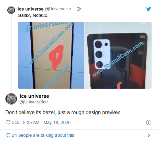 Galaxy Note 20 lần đầu hiện hình qua vỏ bảo vệ - 2