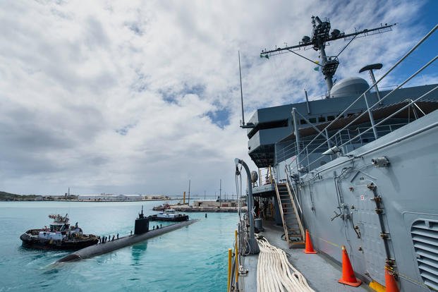 Tàu ngầm hạt nhân&nbsp;USS Alexandria xuất hiện ở đảo Guam từ đầu tháng này.