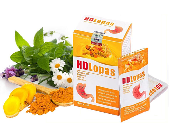 TPBVSK HDLopas hỗ trợ người bệnh viêm loét dạ dày, tá tràng.