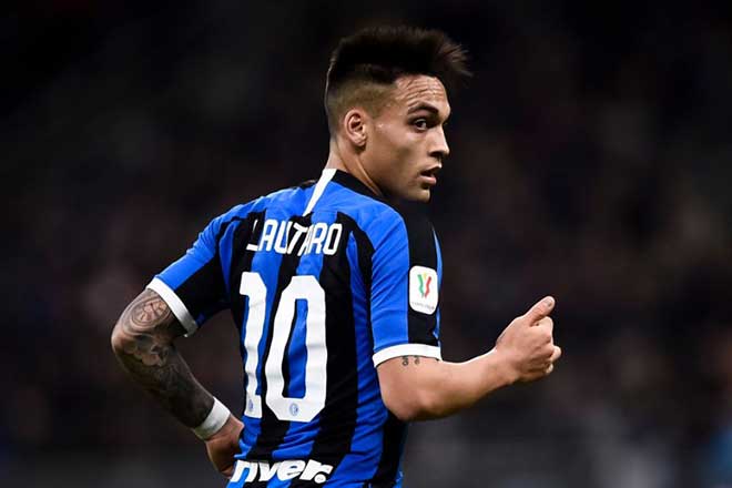 Lautaro Martinez được cho là sẽ gia nhập Barcelona vào tháng 8 tới nếu Serie A đá xong khi đó