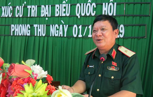 Thiếu tướng - ĐBQH Đặng Ngọc Nghĩa (ảnh IT).