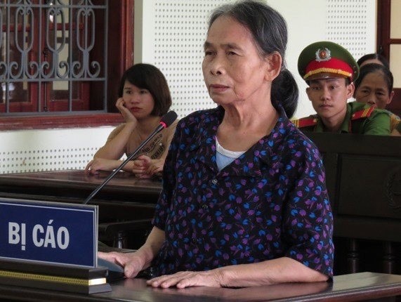 Bị cáo Hường tại phiên toà xét xử.&nbsp;