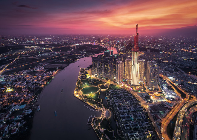 Toà tháp Landmark 81 – Khu đô thị Vinhomes Central Park – TP.HCM