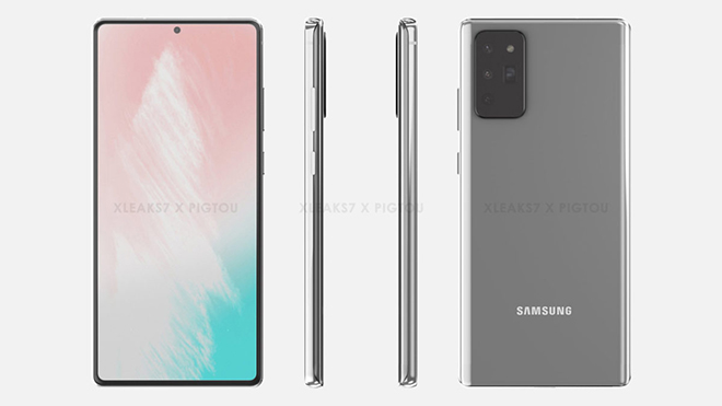 Đây có thể là thiết kế Galaxy Note20 sắp tới, đẹp khó cưỡng - 1