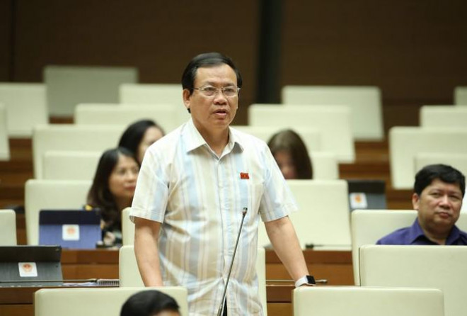 ĐBQH Vũ Trong Kim. Ảnh Nhật Minh