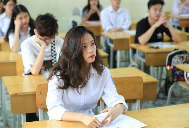 Thí sinh tham dự kỳ thi tốt nghiệp THPT. (Ảnh: TP)