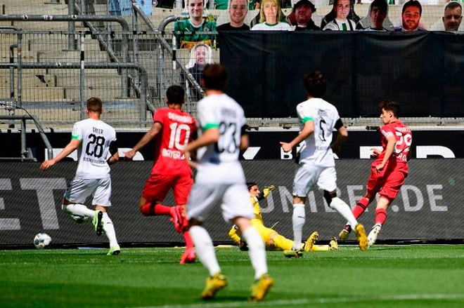 Trực tiếp bóng đá Monchengladbach - Bayer Leverkusen: Chiến thắng thuyết phục (Hết giờ) - 8