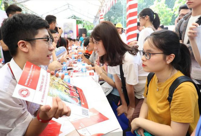 Ngày hội tư vấn tuyển sinh 2019 Ảnh: Như Ý