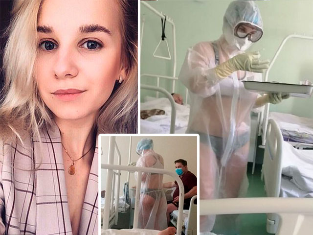 Thế giới - NÓNG nhất tuần: Diễn biến bất ngờ vụ nữ y tá Nga chỉ mặc nội y dưới áo bảo hộ trong suốt