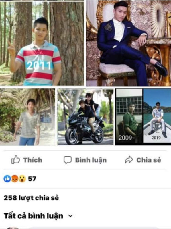 Hình ảnh anh Đỗ Văn Hùng bị gán ghép cho là Nguyễn Văn Nghị được chia sẻ tràn lan trên mạng