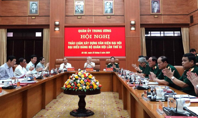 Quân ủy Trung ương thảo luận xây dựng văn kiện Đại hội đại biểu Đảng bộ Quân đội lần thứ XI