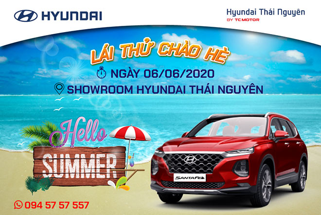 Cùng chờ đón sự kiện lái thử đặc biệt chào hè của Hyundai Thái Nguyên sắp diễn ra - 1