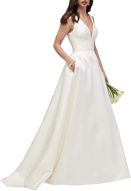 Muốn giản dị vẫn nổi bật trong ngày cưới, cô dâu hãy thử những chiếc váy này - 13