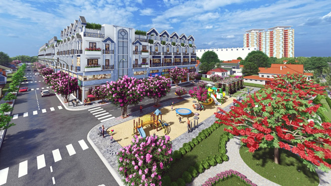 Đặc quyền sống xanh với Công viên cây xanh 1400m2 và Công Viên Cát tại Lux Home Gardens