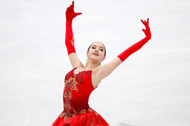 Alina Zagitova sở hữu gương mặt xinh đẹp, rạng ngời