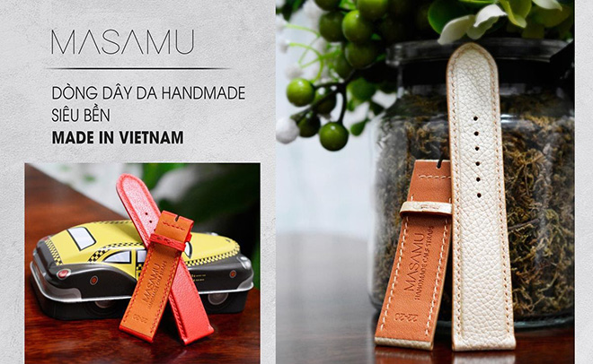 Dây da Masamu siêu bền – Rạng danh thương hiệu Việt
