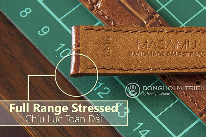 Công nghệ chịu lực toàn giải, giúp dây da Masamu bền bỉ với thời gian