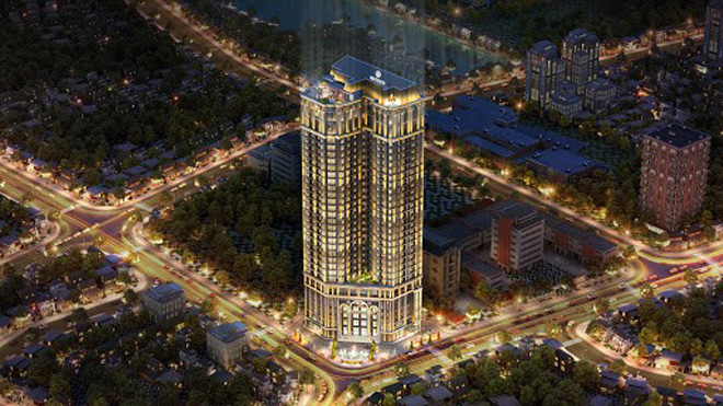 Hateco Laroma tọa lạc tại đất vàng số 4A đường Huỳnh Thúc Kháng kéo dài