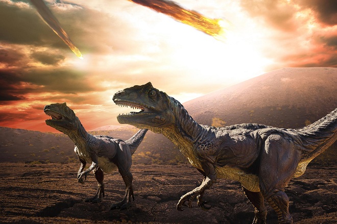 Tiểu hành tinh có&nbsp;rộng 10km đâm xuống Trái đất theo "góc chết" khiến khủng long tuyệt diệt.