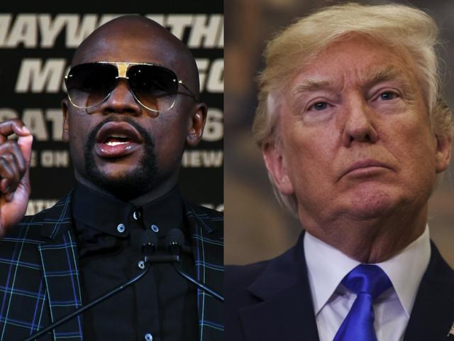 Thể thao - Mayweather bị Tổng thống Trump chế nhạo, nghi ngờ dàn xếp kết quả