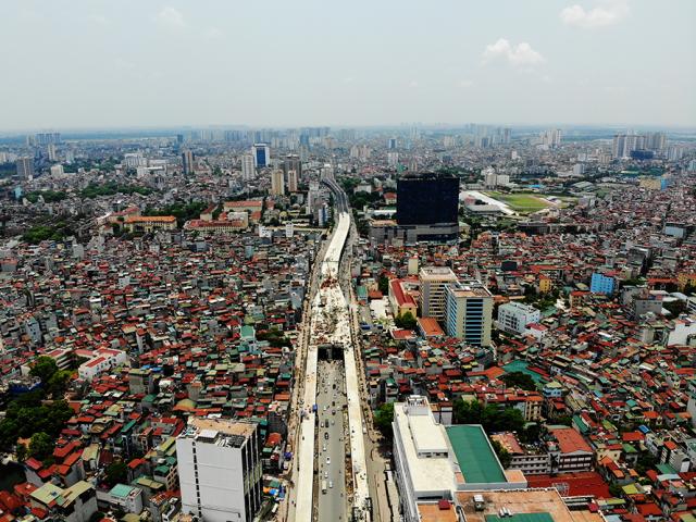 Tin tức trong ngày - Diện mạo đường Vành đai 2 gần 10.000 tỷ nhìn từ trên cao