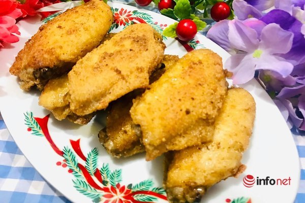 Cánh gà chiên giòn thơm ngon, cả nhà cùng thích