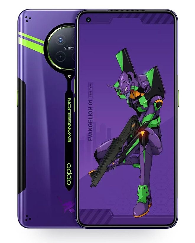 Oppo Ace2 EVA phiên bản giới hạn với thiết kế độc đáo và tinh tế được lấy cảm hứng từ bộ phim hoạt hình nổi tiếng Neon Genesis Evangelion. Với hình nền đẹp, sáng tạo và linh hoạt, hãy khám phá màn hình điện thoại của bạn với sự cải tiến đầy ấn tượng.