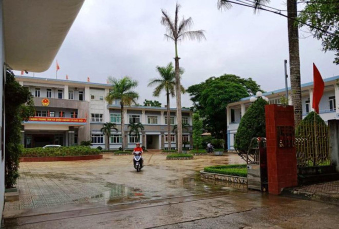 UBND thị xã Bỉm Sơn (Thanh Hóa) - nơi Tống Văn Thọ đang công tác