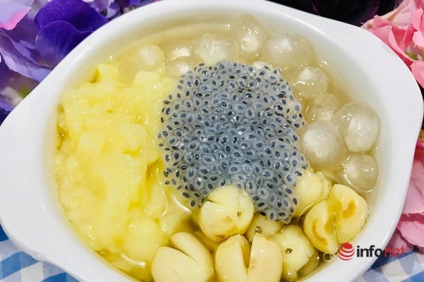 Chè hạt sen đậu xanh thơm mát&nbsp;tốt cho cơ thể ngày hè.