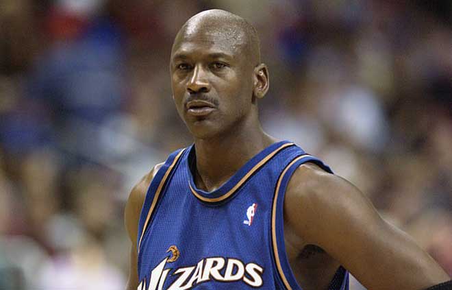 Michael Jordan trong màu áo Washington Wizards