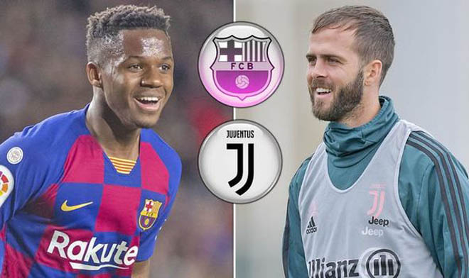 Juventus muốn đổi Pjanic lấy "sao mai" Fati