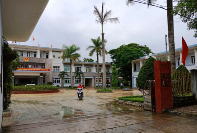 UBND thị xã Bỉm Sơn - nơi ông Tống Văn Thọ đang công tác