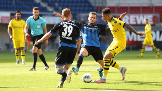 Trực tiếp bóng đá Paderborn - Dortmund: Kinh hoàng mưa bàn thắng (Hết giờ) - 10