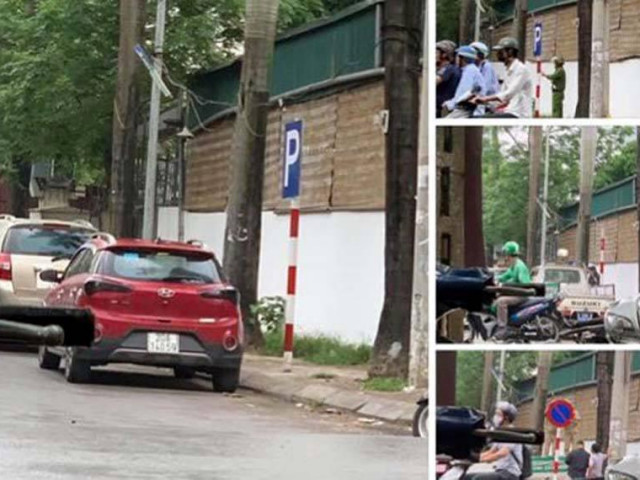 Tin tức trong ngày - Hà Nội: Hy hữu kẻ gian nhổ biển cấm đỗ ô tô trên đường, tráo biển 'cho đỗ '