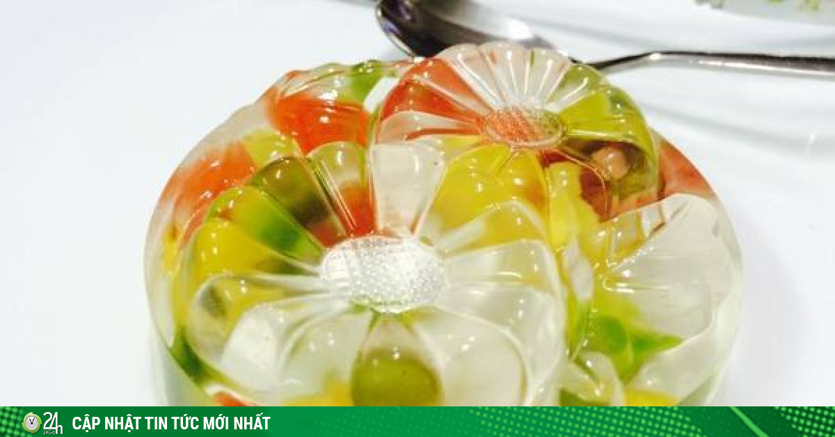 Món ngon mùa hè: Thạch hoa quả trong suốt, mát lạnh